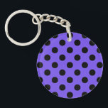 Black polka dots på periwinkle<br><div class="desc">Black polka dots på periwinkle</div>