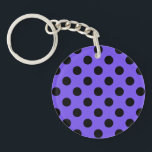 Black polka dots på periwinkle<br><div class="desc">Black polka dots på periwinkle</div>