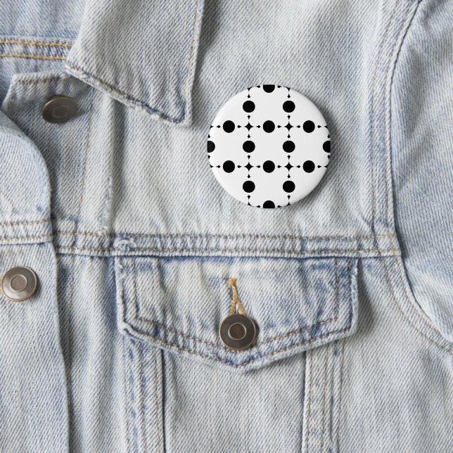 Black Polka dots, Polka Dot Mönster, Dit, Dit, Doc Knapp (In Situ)