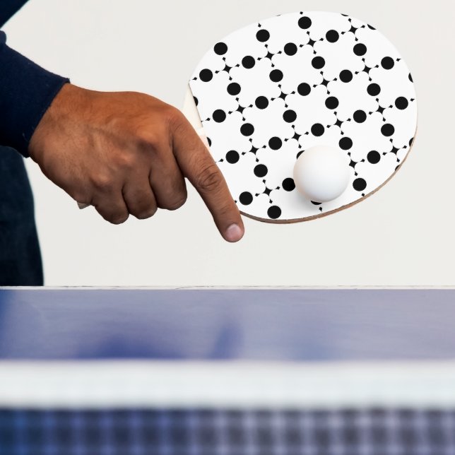 Black Polka dots, Polka Dot Mönster, Dit, Dit, Doc Pingisracket (Insitu)