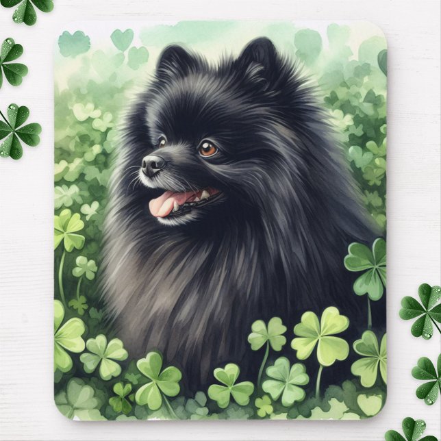 Black Pommern St patricks day Musmatta (Skapare uppladdad)