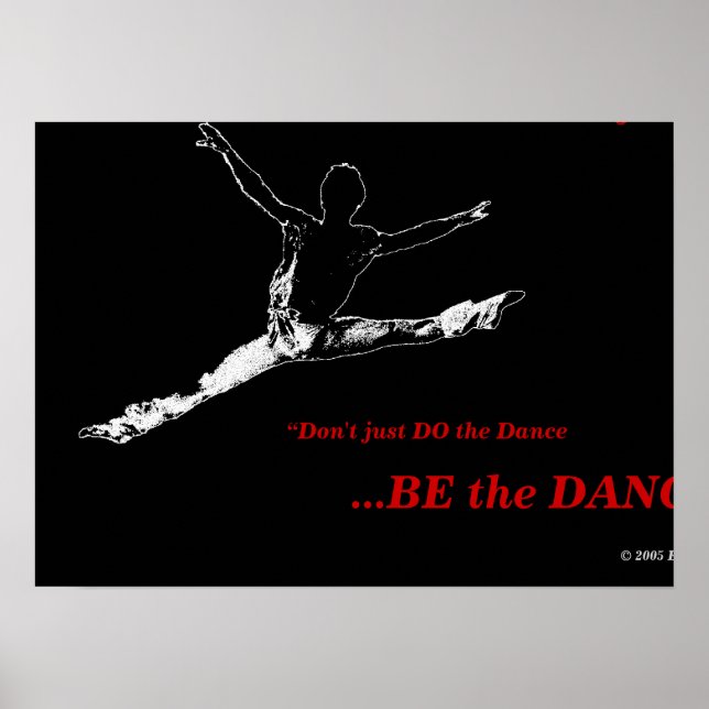 Black Poster ERT Dance Project #1 (Framsidan)