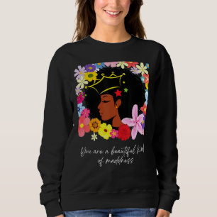 Black Power Girl Magic Afro Queen Black Pride Flow T Shirt