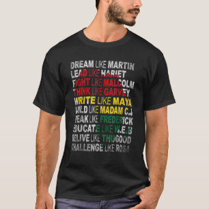 Black Power Shirt History Month African American P T