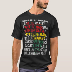 Black Power Shirt History Month African American P T