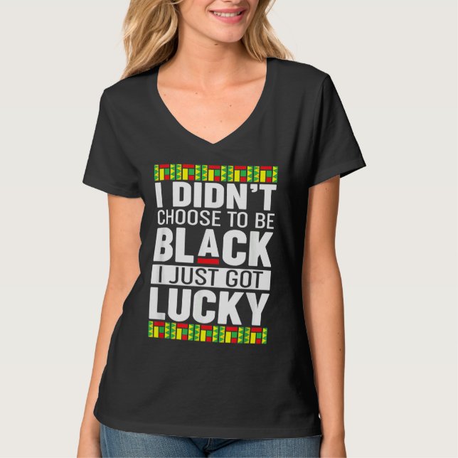 Black Pride  Black History Month T Shirt (Framsida)