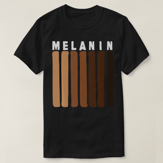 Black Pride Melanin African American Gift T Shirt (Design framsida)