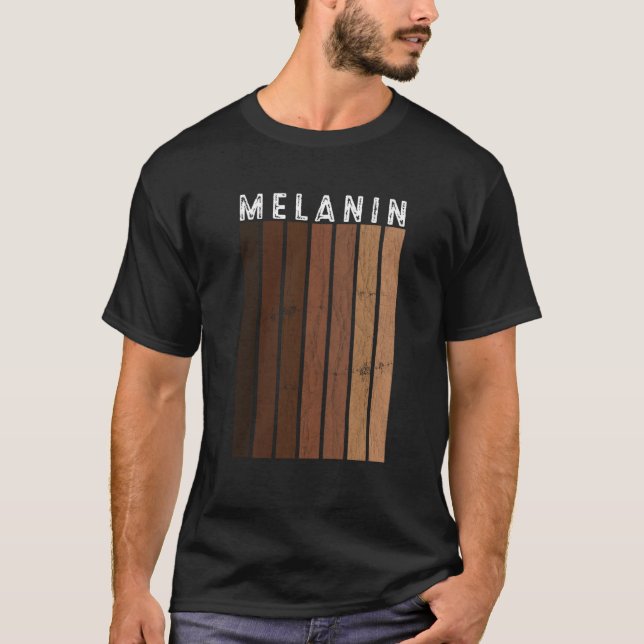 Black Pride Melanin BLM Women Men Afro Queen King T Shirt (Framsida)