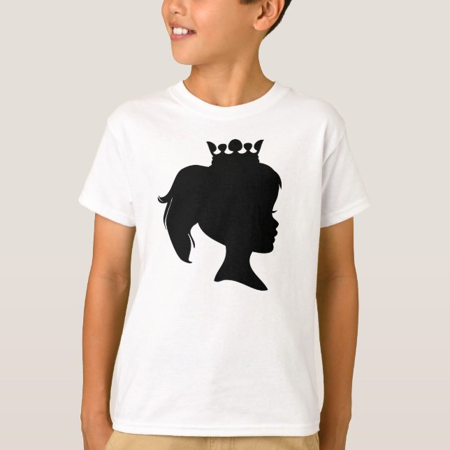 Black Princess Silhouette Tee (Framsida)