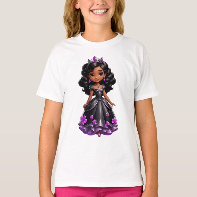 Black Princess T Shirt (Framsida)