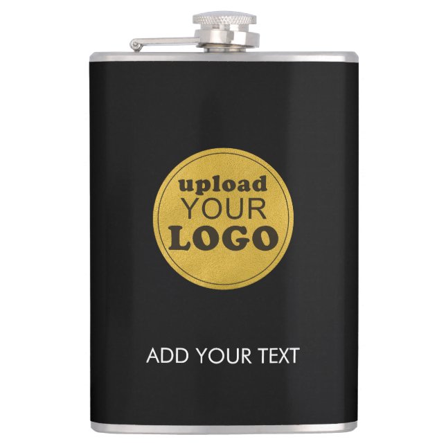 Black Professionell Anpassningsbar Business Logoty Fickplunta (Framsidan)