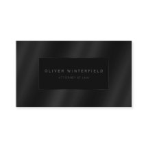 Black professionell elegant, modern advokat