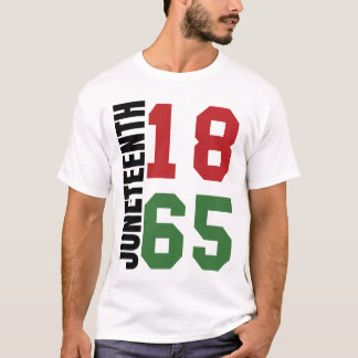 Black Proud African American for Juneteenth 1865 T Shirt