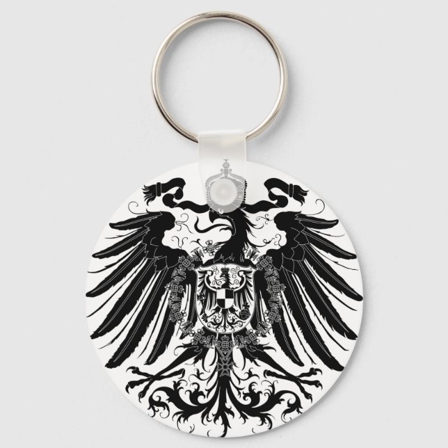 Black Prussian Eagle Nyckelring (Framsida)