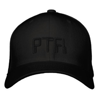 Black PTFI Cap Broderad Keps
