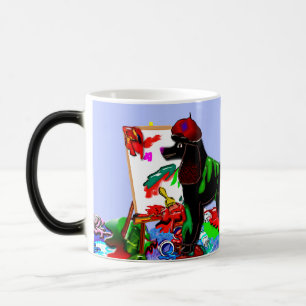Black Pudel Artist Magisk Mugg