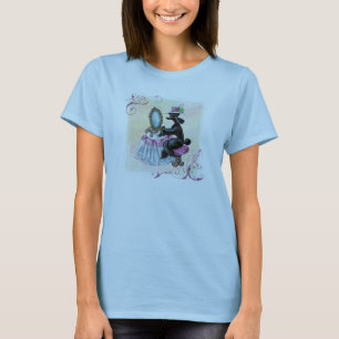 Black Pudel Boudoir Retro Art Tee
