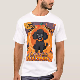 Black Pudel Halloween TS TShirt T Shirt