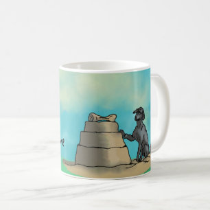 Black Pudel med Sandcastle Kaffemugg