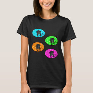 Black Pug Inner Tube Pack Classic T-Shirt 1015
