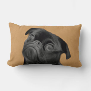 Black Pug Lumbarkudde