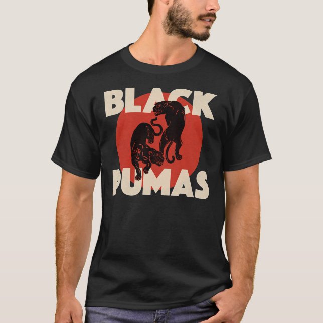 BLACK PUMA Essential T-Shirt (Framsida)