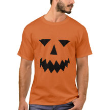 Black Pumpkin Ansikte T-Shirt