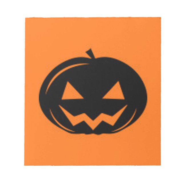 Black Pumpkin Anteckningsblock (Framsida)
