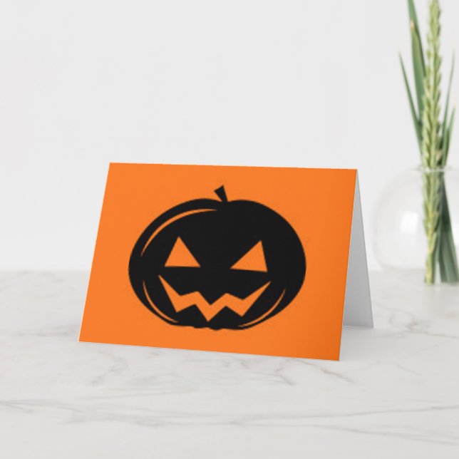 Black Pumpkin Kort (Framsida)