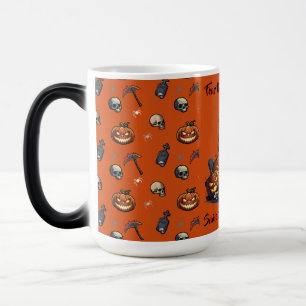 🖤 Black Pumpkin Kung Halloween Mugg 🎃
