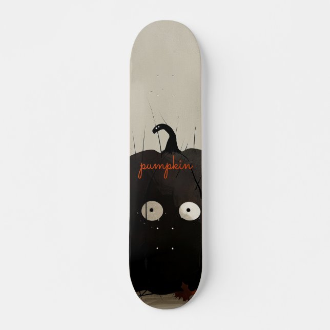Black Pumpkin Mini Skateboard Bräda 18,5 Cm (Framsida)