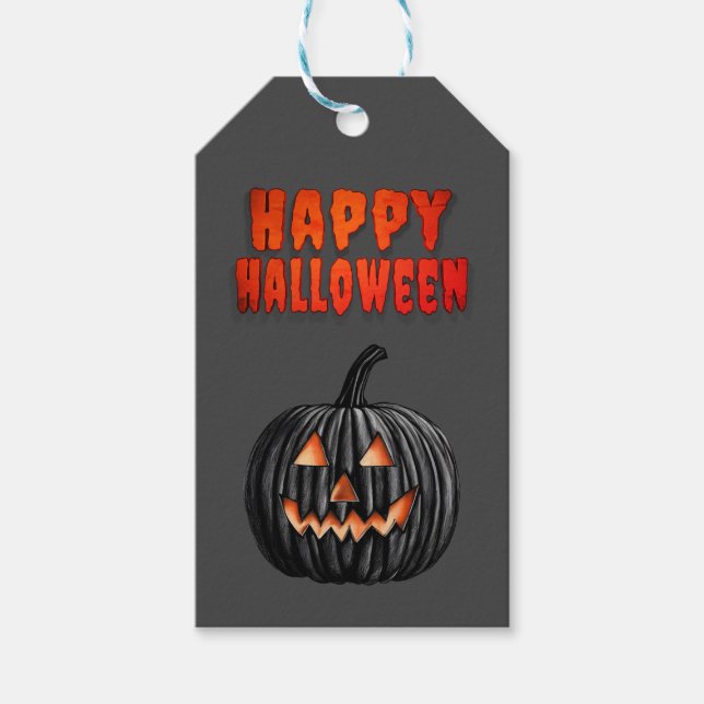 Black Pumpkin Presentetikett (Framsidan)