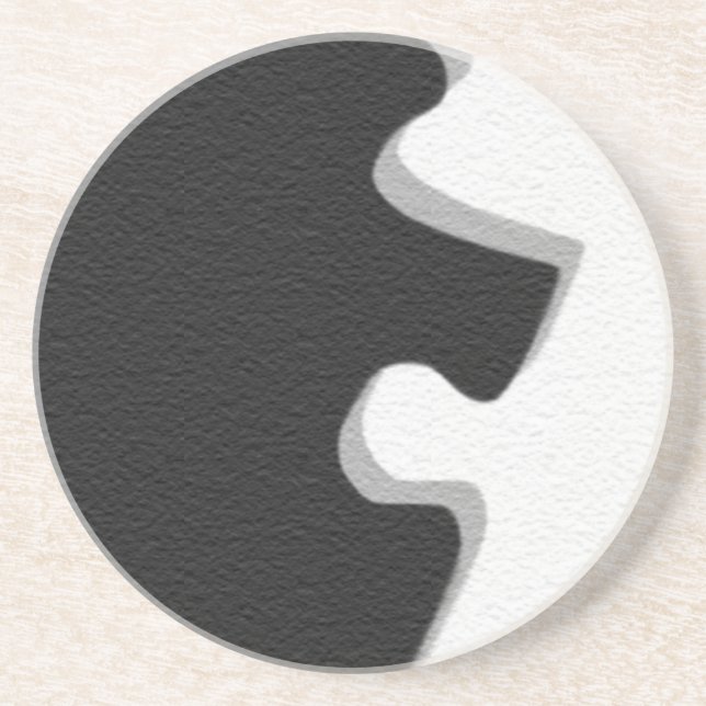 Black Pussel Glasunderlägg (Framsidan)