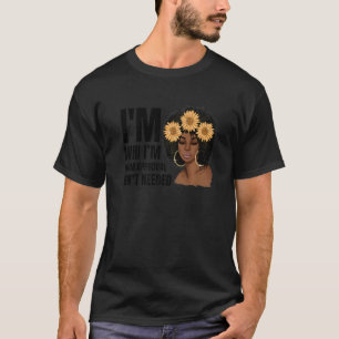 Black Queen Afro Dam African American Dam Curl T Shirt