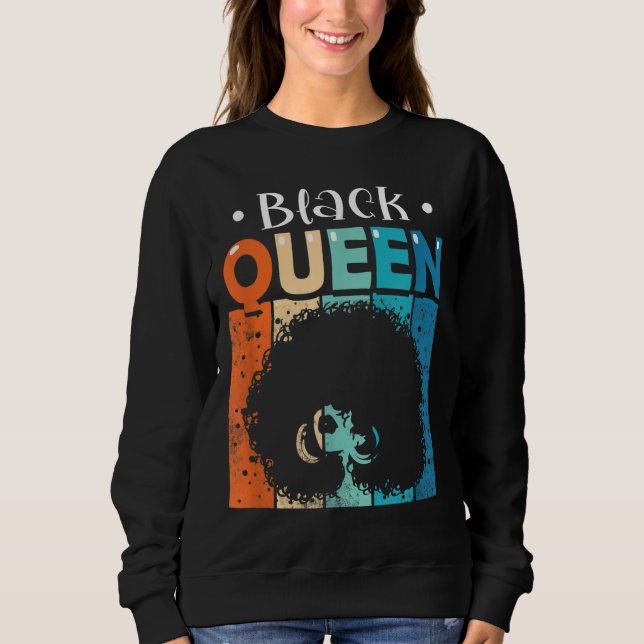 Black Queen Black History Month African Pride Blac T Shirt (Framsida)