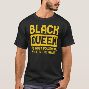 Black Queen Chess Black History Pride BLM African T Shirt