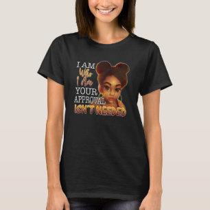 Black Queen Dam Curly Natural Afro African Americ T Shirt