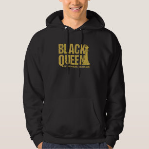 Black Queen, den mäktigaste Biet Melanin Girl E Hoodie
