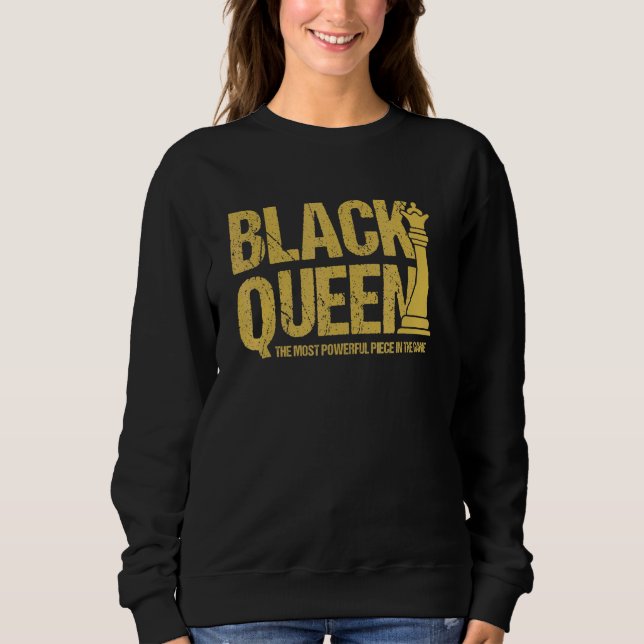 Black Queen, den mäktigaste Biet Melanin Girl E T Shirt (Framsida)