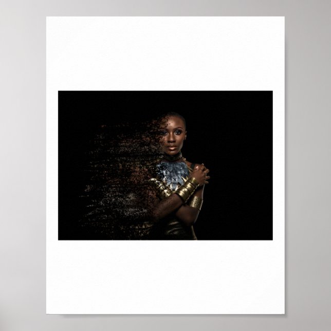 Black Queen Dispersion Sticker Poster (Framsidan)