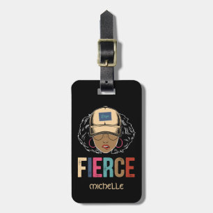Black Queen Fierce Black Woman Bagagebricka