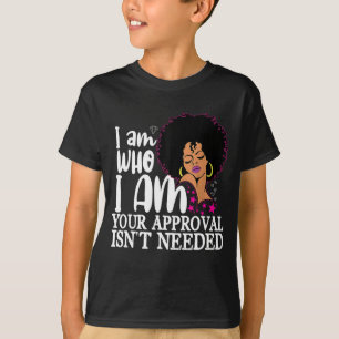 Black Queen Gifts Curly Natural Afro African Ameri T Shirt