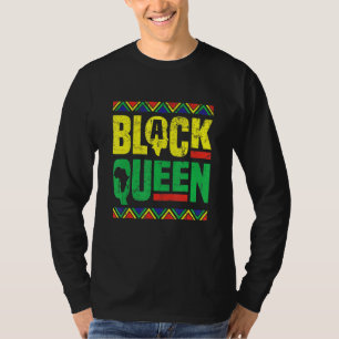 Black Queen History Month African American Pride C T Shirt