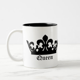 Black Queen Krona Två-Tonad Mugg
