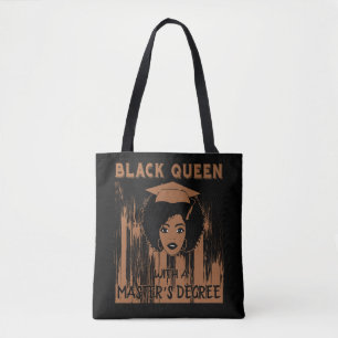 Black Queen Masters Degree Best Studenten-gåvor Tygkasse