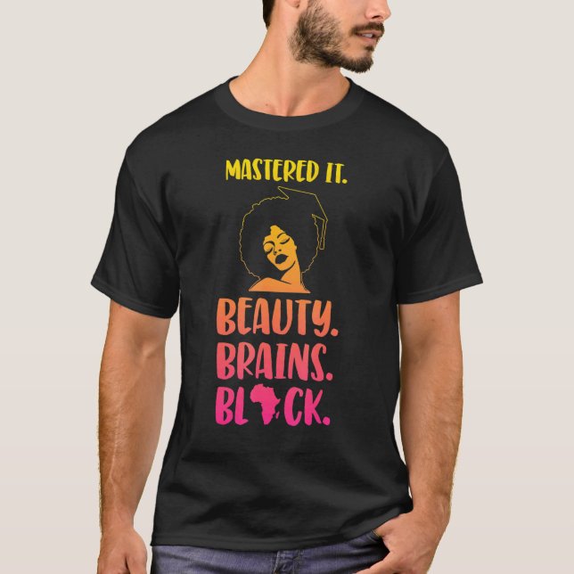 Black Queen Masters Studenten 32 T Shirt (Framsida)