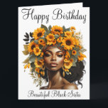 Black Queen melanin sista födelsedagen kärlek Kort<br><div class="desc">Black Queen melanin sista födelsedagen kärlek,  Black Girl Magic,  anpassningsbar,  personalize,  födelsesista. melanin-kvinnan kör hälsningskort.</div>