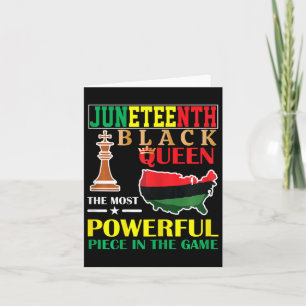 Black Queen Most Powerged Chess African American J Kort