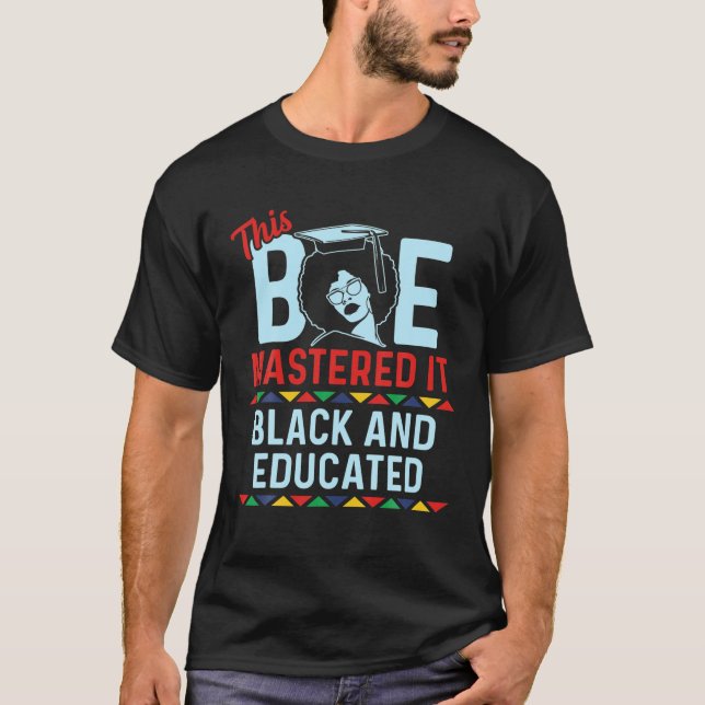 Black Queen Student Bae Masters Studenten T Shirt (Framsida)