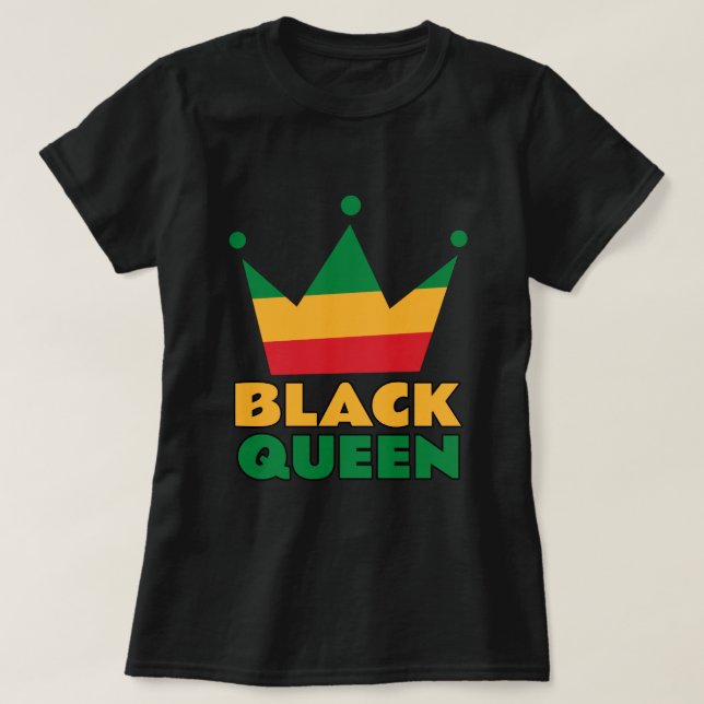 Black Queen T Shirt (Design framsida)